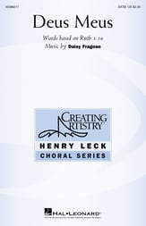 Deus Meus SATB choral sheet music cover